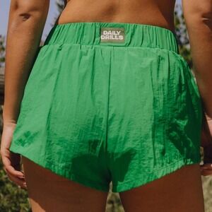 Daily Drills Bounce Shorts Kelly Green Women's Size Small